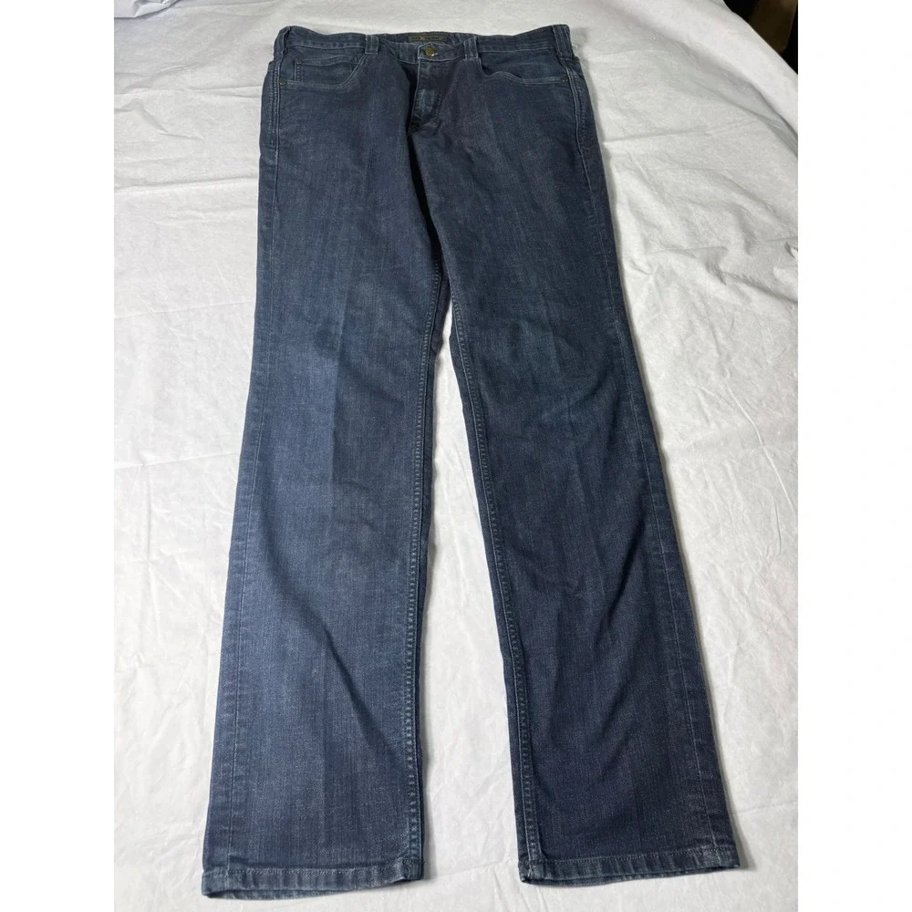 5.11 Tactical Defender-Flex Jeans Mens 36x36 Blue Good Straight Leg Stretch EUC